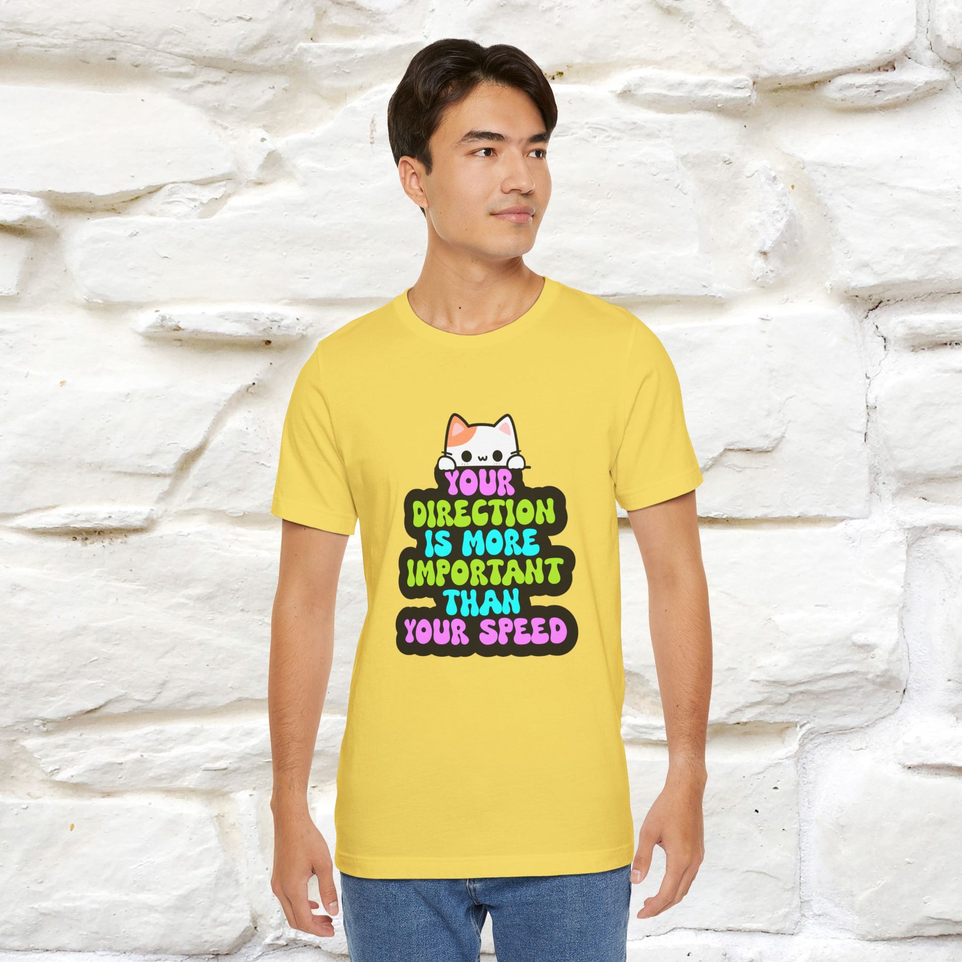 "Your Direction Is More ..." |  Cat T-shirt | Nunu&Miao Studio - Nunu&Miao Studio