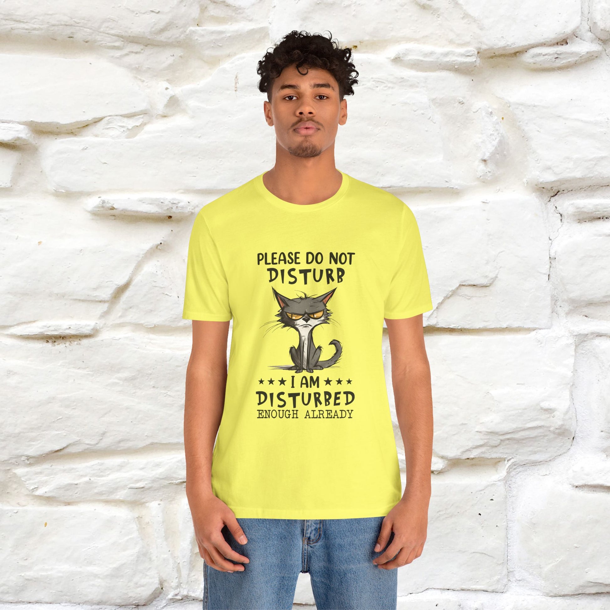 ''Please Do Not Disturb, I’m Already Disturbed Enough''| Cat T-Shirt |Nunu&Miao Studio - Nunu&Miao Studio