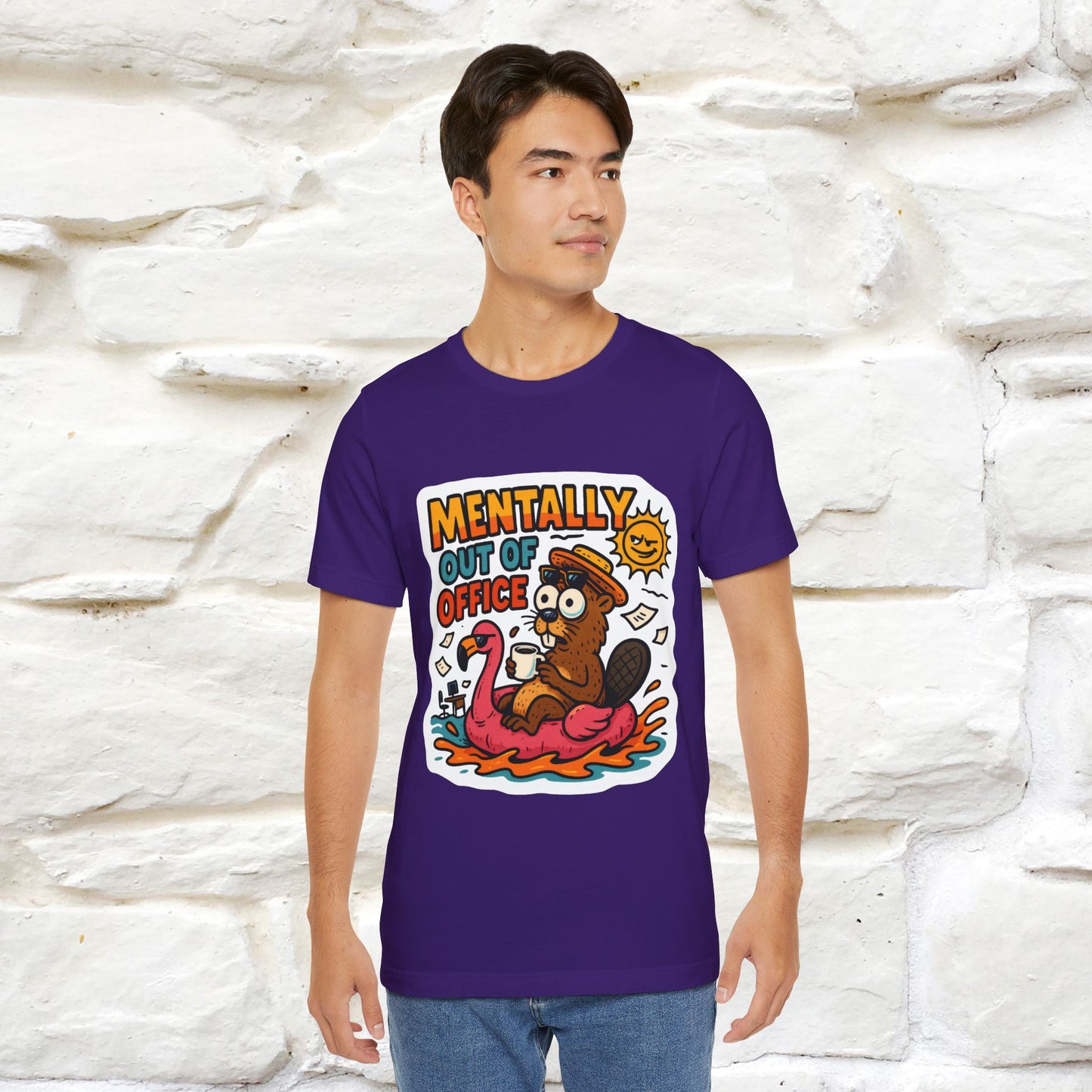 ''Mentally Out Of Office''|  Sarcastic Cat T-Shirt | Nunu&Miao Studio