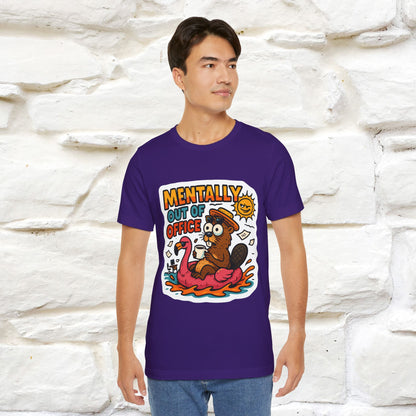 ''Mentally Out Of Office''|  Sarcastic Cat T-Shirt | Nunu&Miao Studio