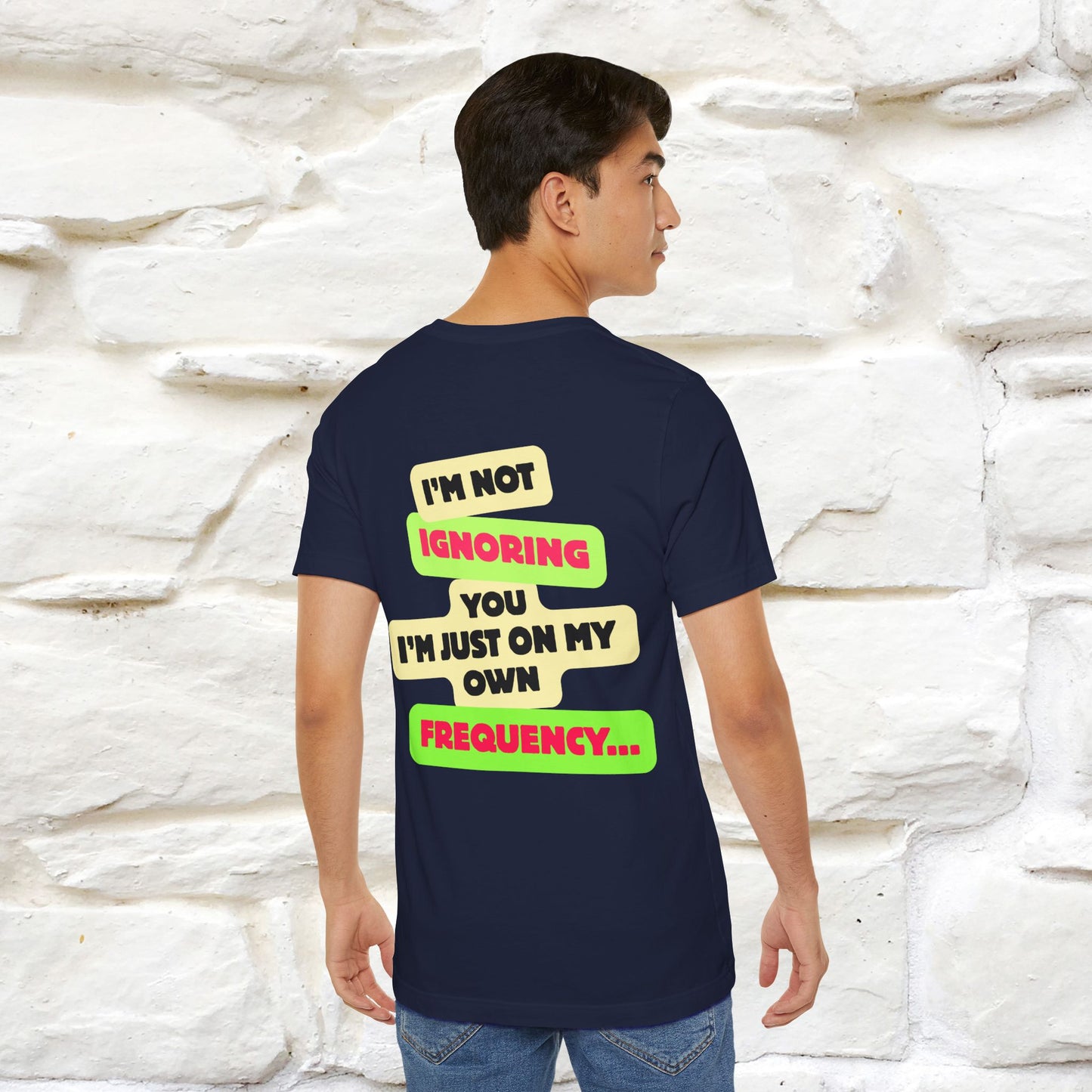 "I'm Not Ignoring You. I'm Just  .. " Cat T-Shirt | Front & Back Design | Nunu&Miao Studio