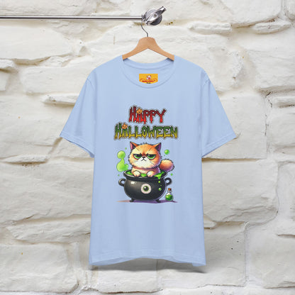"Angry Cat Happy Halloween" Cat  T-shirt |Nunu&Miao Studio