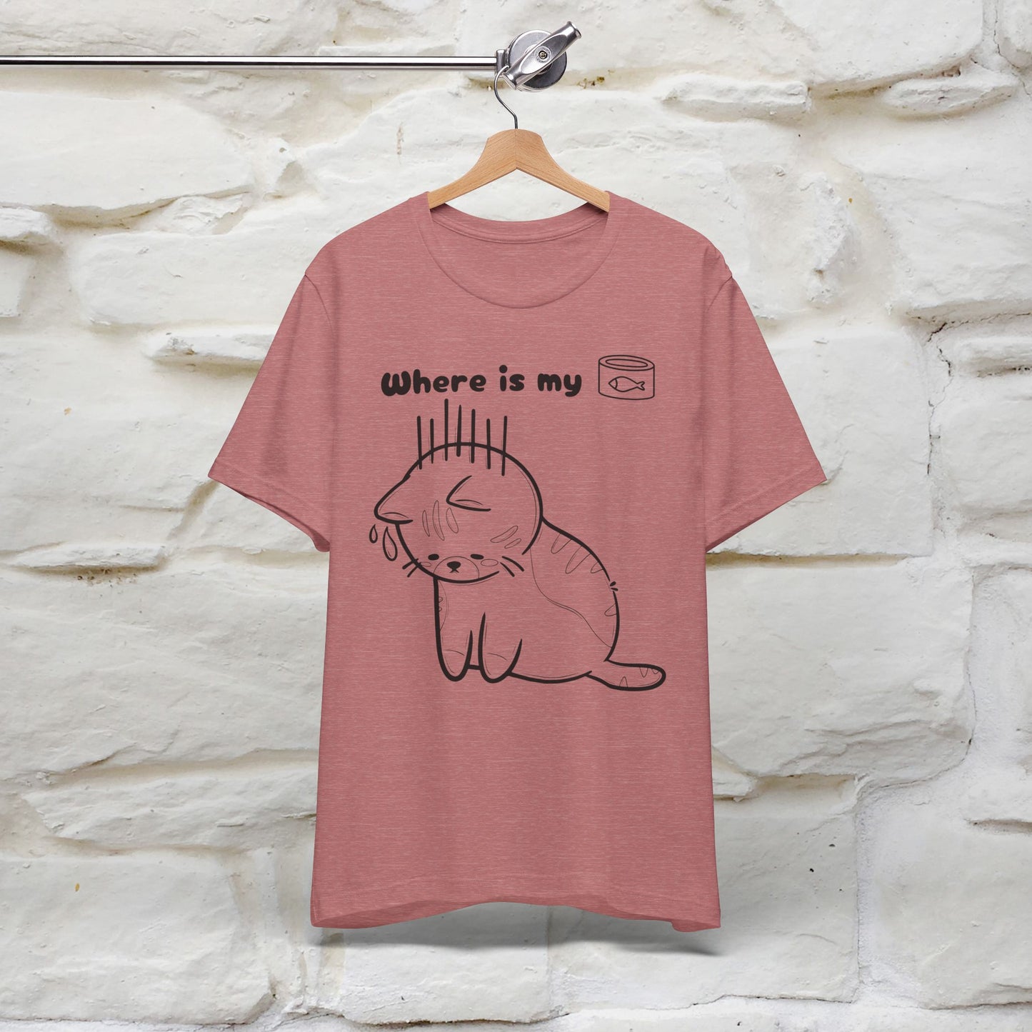 "Where Is My Tuna?" Funny Cat T-Shirt for Men & Women | 100% Cotton* 🐾