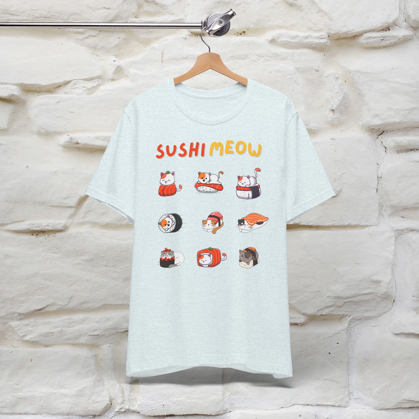 "Sushi Meow" Cat T-shirt for Men & Women | 100% Cotton*