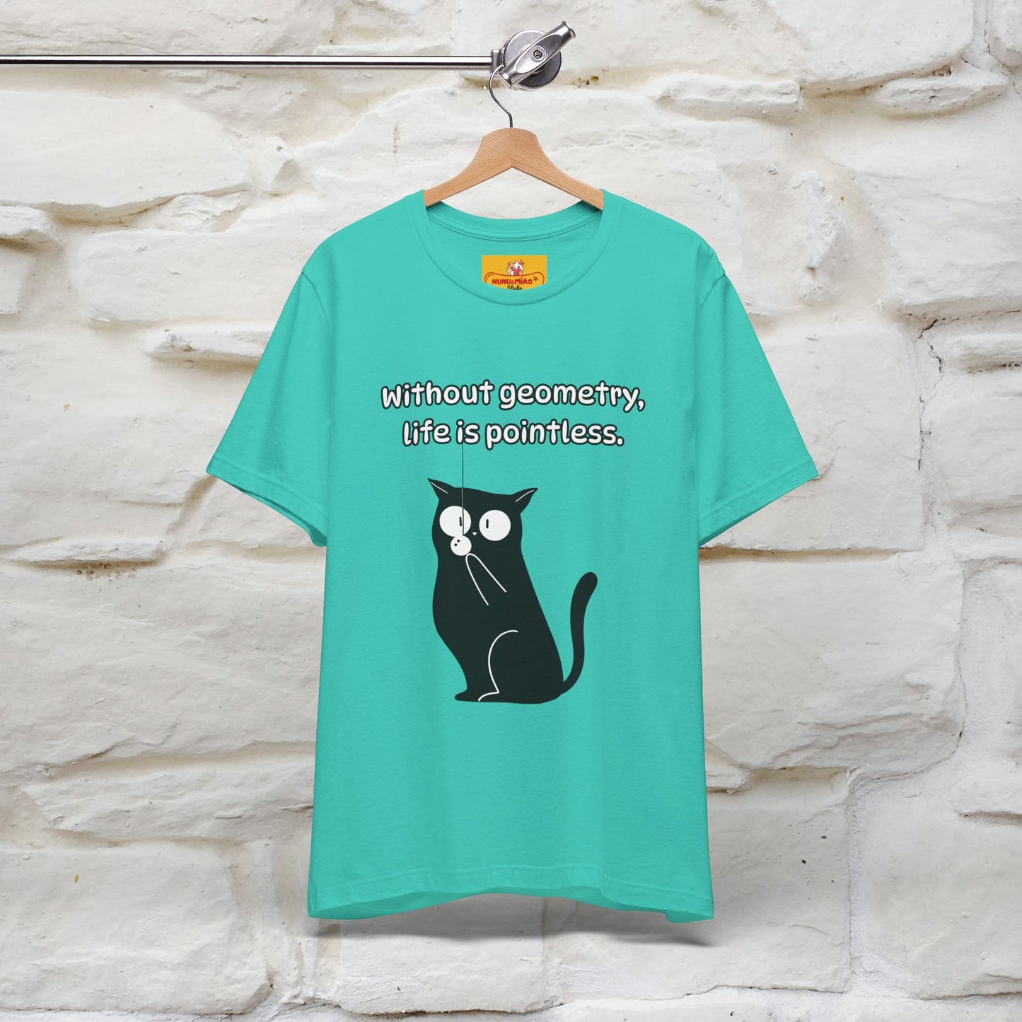 ''Without geometry, life is pointless.''| Funny T-Shirt | Nunu&Miao Studio