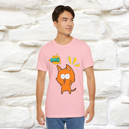 ''Oh My God'' Cat T-Shirt | Nunu&Miao Studio
