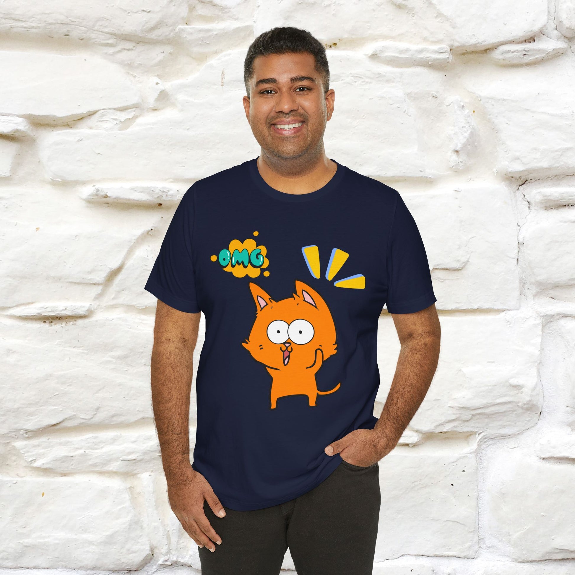 ''Oh My God'' Cat T-Shirt | Nunu&Miao Studio - Nunu&Miao Studio