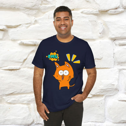 ''Oh My God'' Cat T-Shirt | Nunu&Miao Studio - Nunu&Miao Studio
