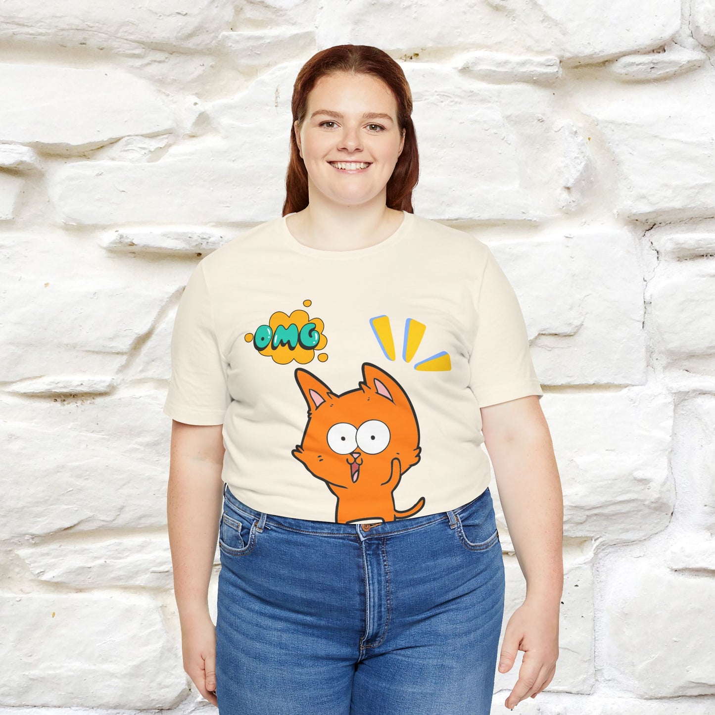 ''Oh My God'' Cat T-Shirt | Nunu&Miao Studio - Nunu&Miao Studio