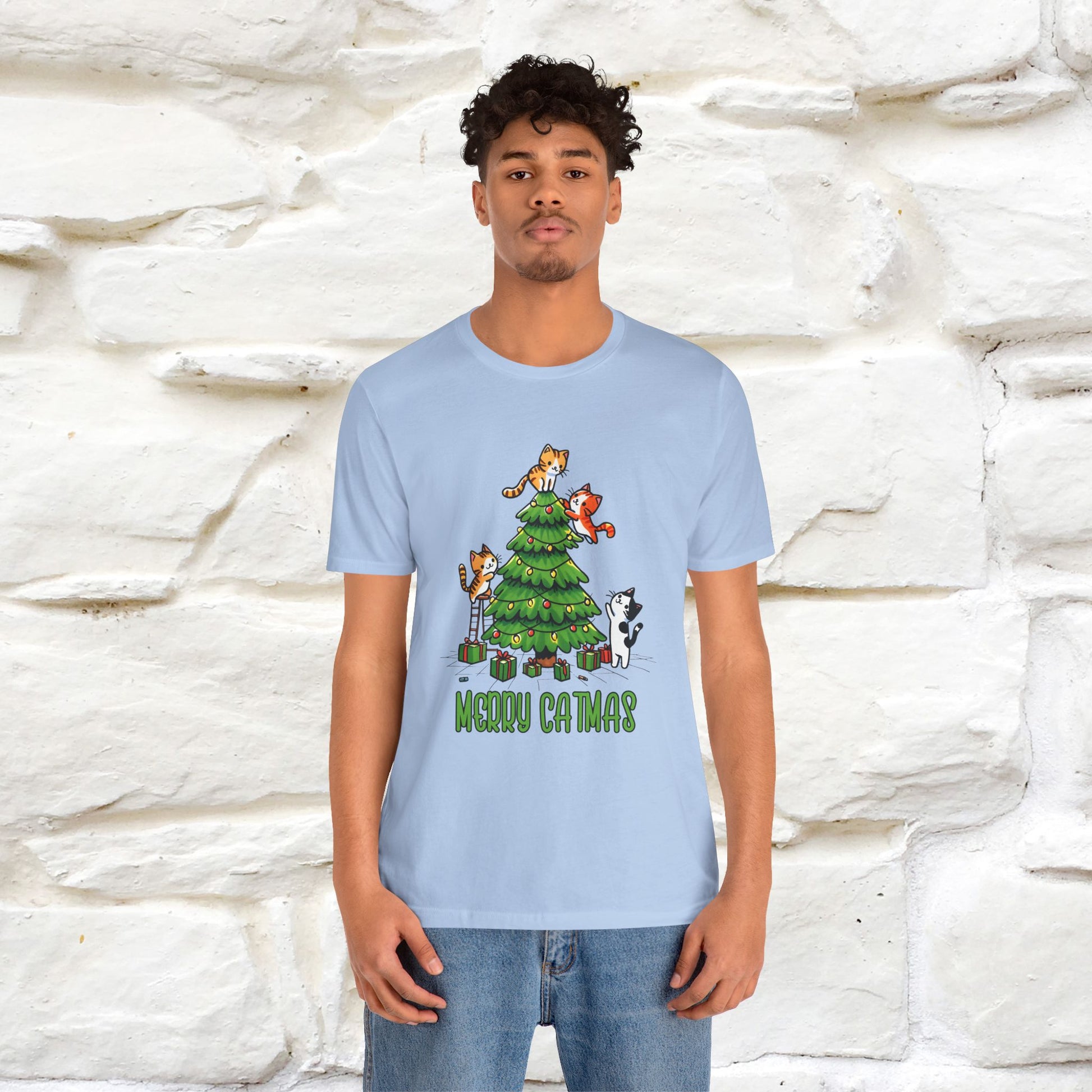 ''Merry Catmas'' | Cattitude Christmas Tee| Nunu&Miao Studio - Nunu&Miao Studio