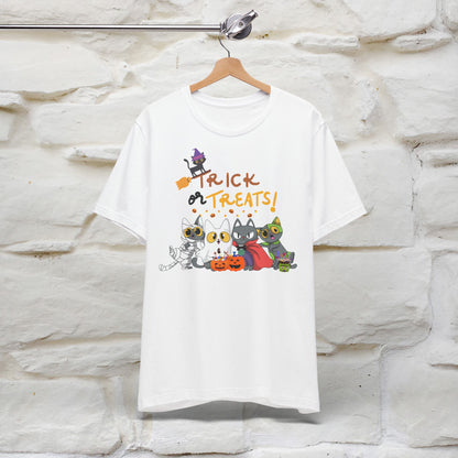 ''Trick Or Treats! ''Cat Unisex T-shirt 100% Cotton*