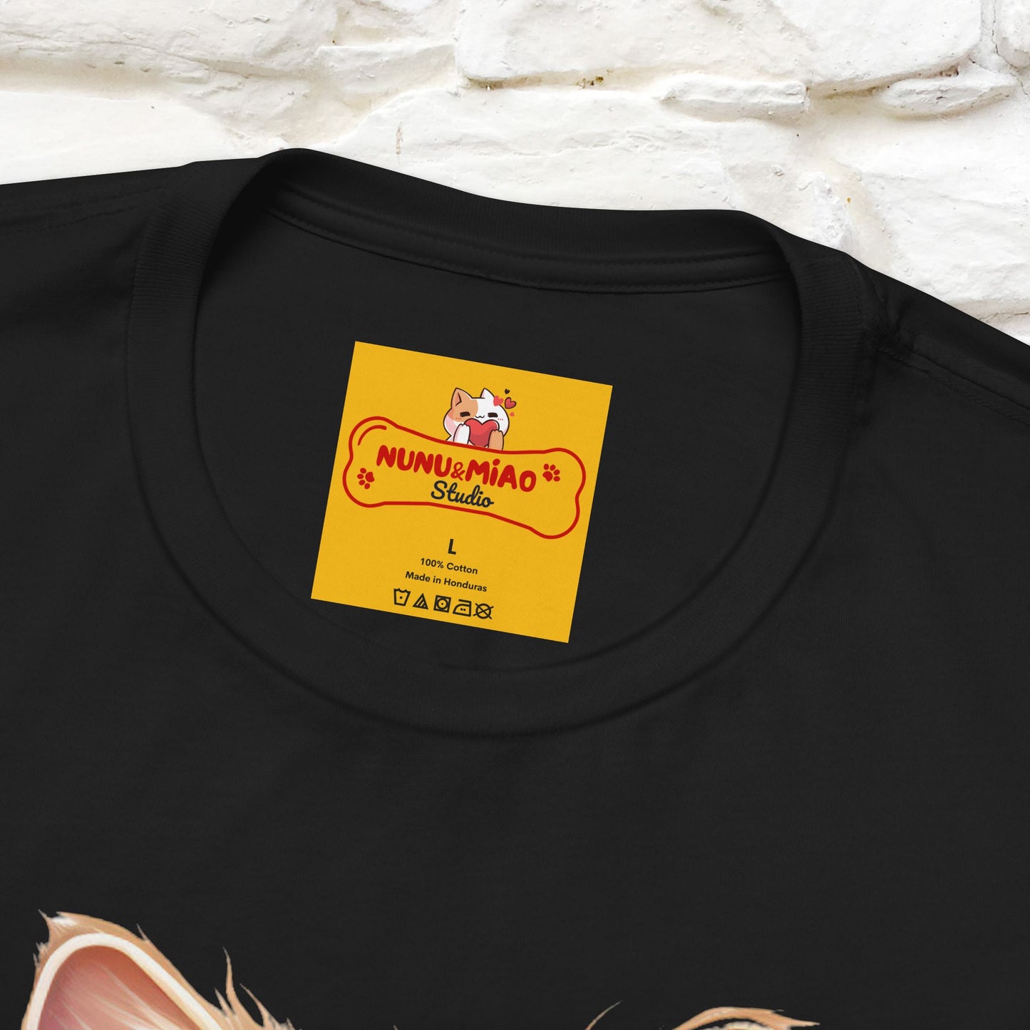 "Mr. Meow" Elegante T-shirt con gatto per uomo e donna | 100% cotone*