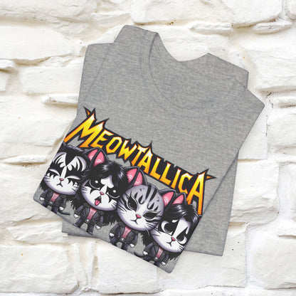 Meowtallica T-Shirt | Rock-Inspired Cat Tee for Men & Women | 100% Cotton*