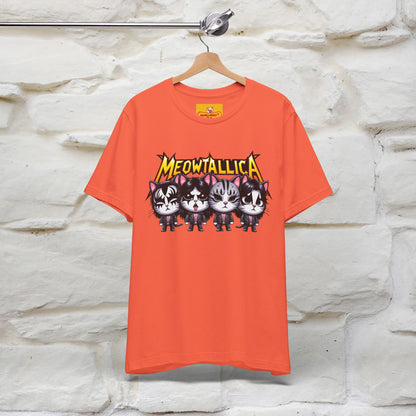 Meowtallica T-Shirt | Rock-Inspired Cat Tee| Nunu&Miao Studio - Nunu&Miao Studio