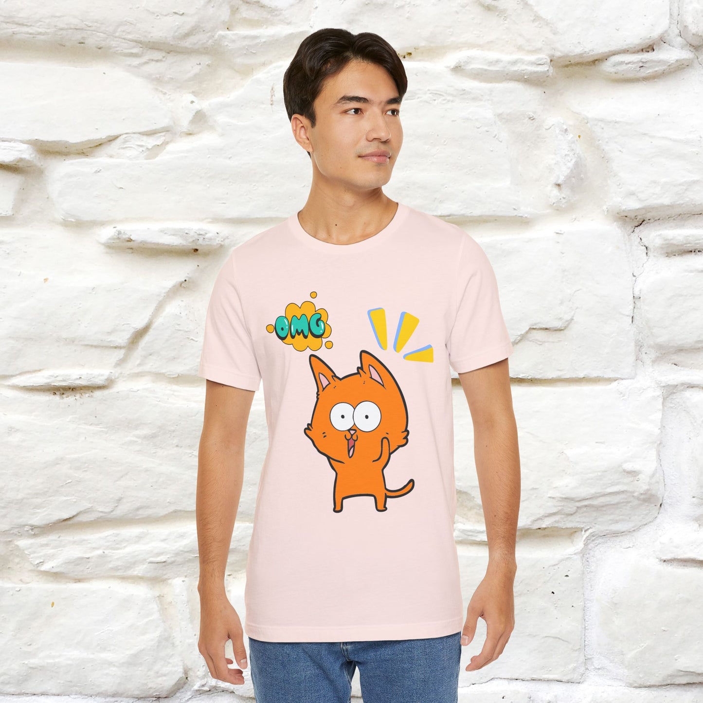 ''Oh My God'' Cat T-Shirt | Nunu&Miao Studio