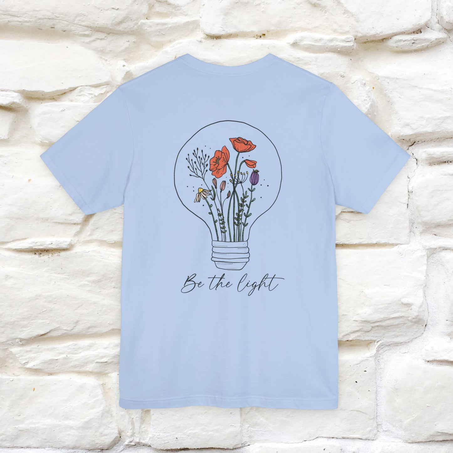 "Be The Light" Cat T-Shirt | Front & Back Design | Nunu&Miao Studio