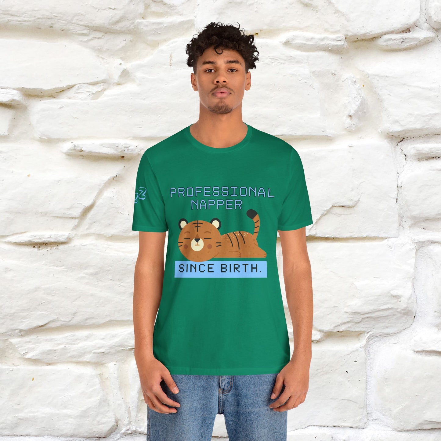 ''Professional napper since birth.''| CatT-Shirt | Nunu&Miao Studio