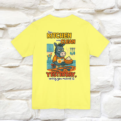 "The Kitchen Was Clean... " |Funny T-Shirt | Nunu&Miao Studio