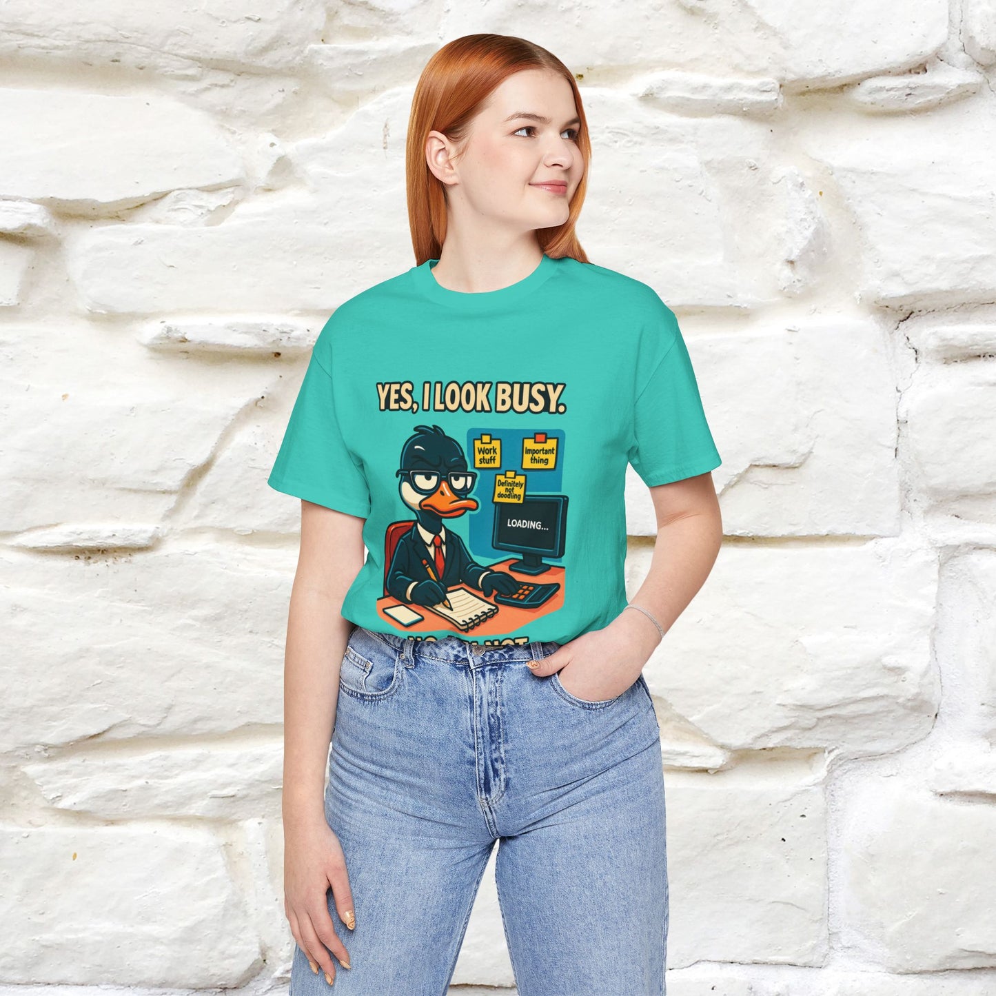 ''Yes, I Look Busy. No I'm Not.''|  Sarcastic Cat T-Shirt | Nunu&Miao Studio