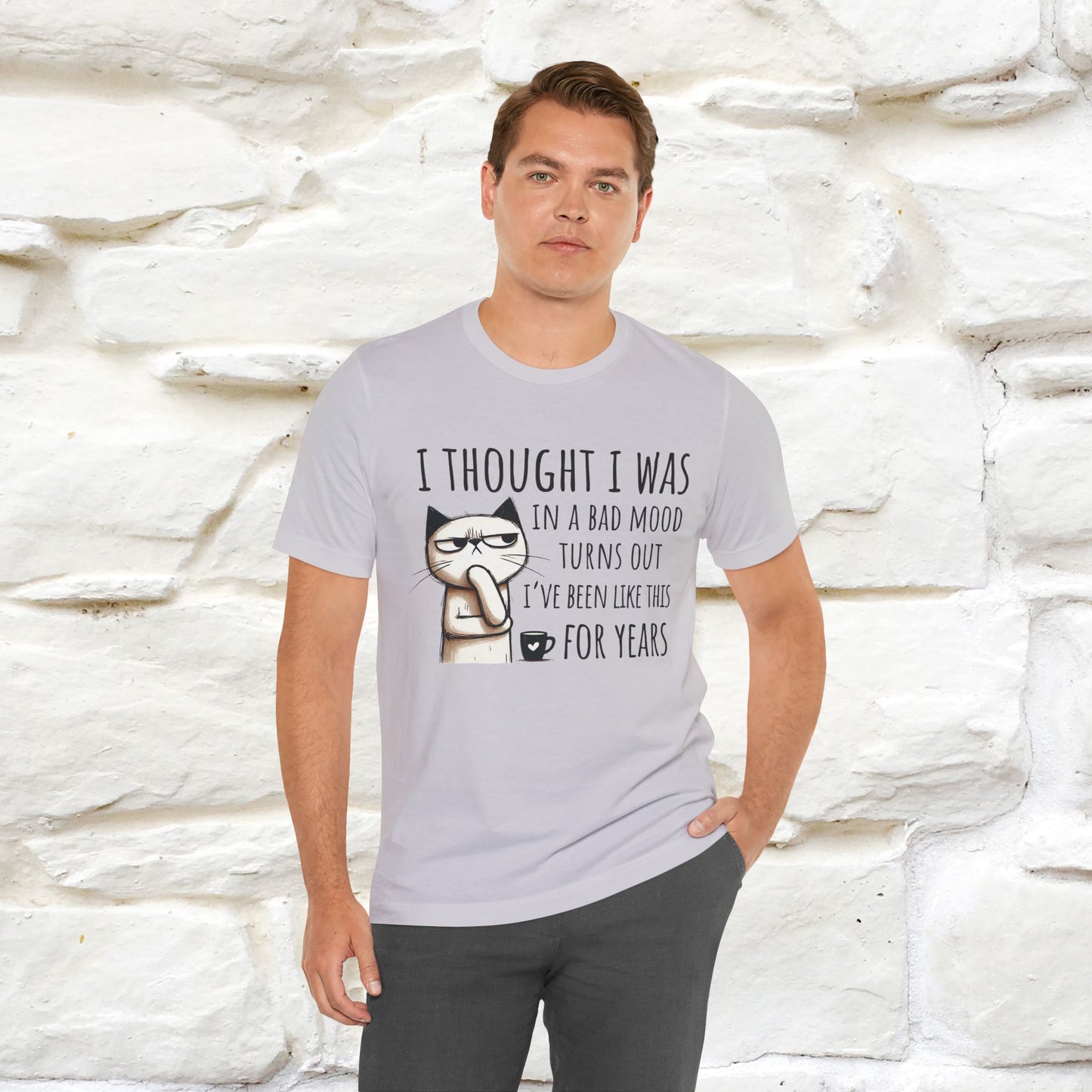 "I Thought I was In A Bad Mood.. " Cat  T-shirt |Nunu&Miao Studio