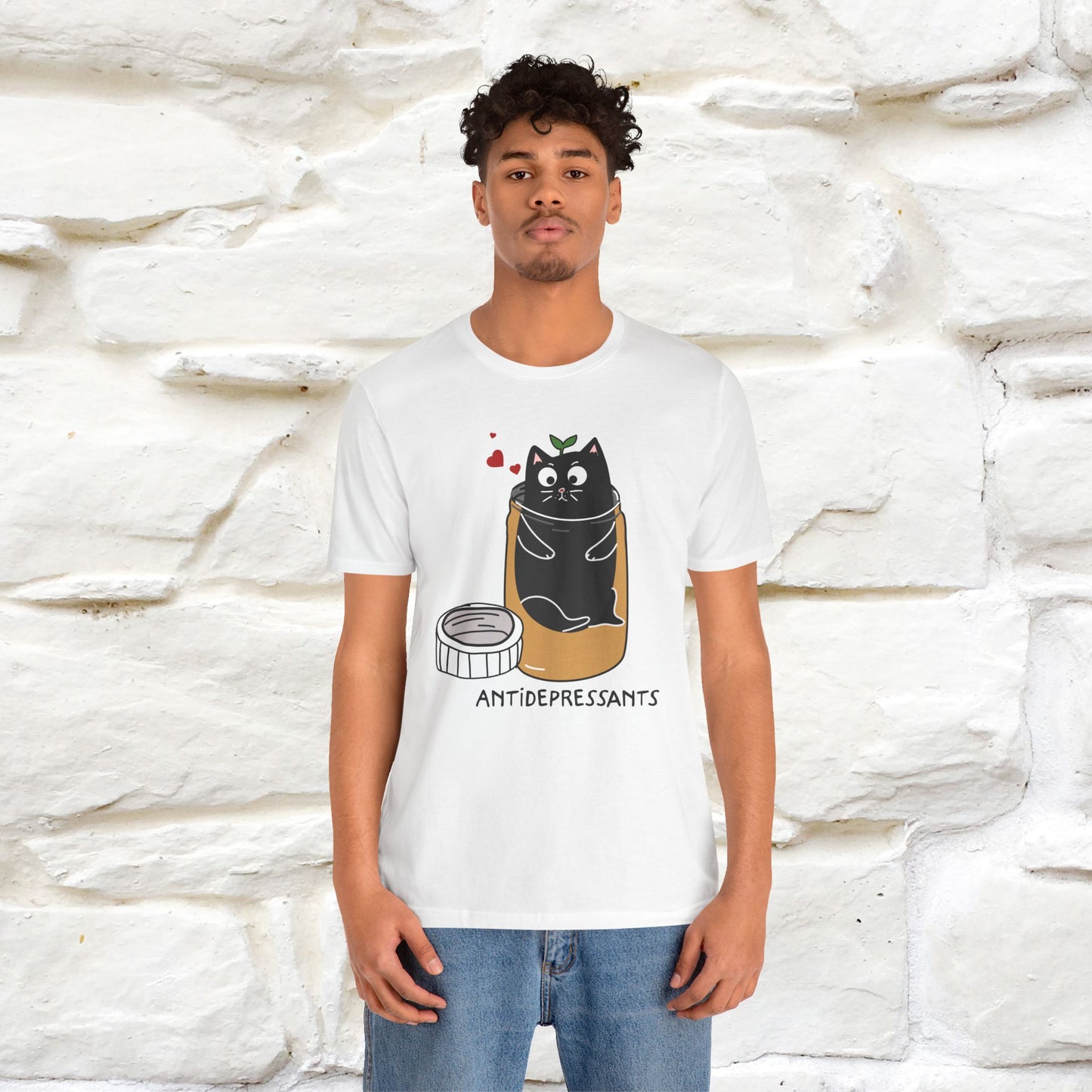 "Antidepressants" Funny Cat T-Shirt for Men & Women | 100% Cotton* 🐾