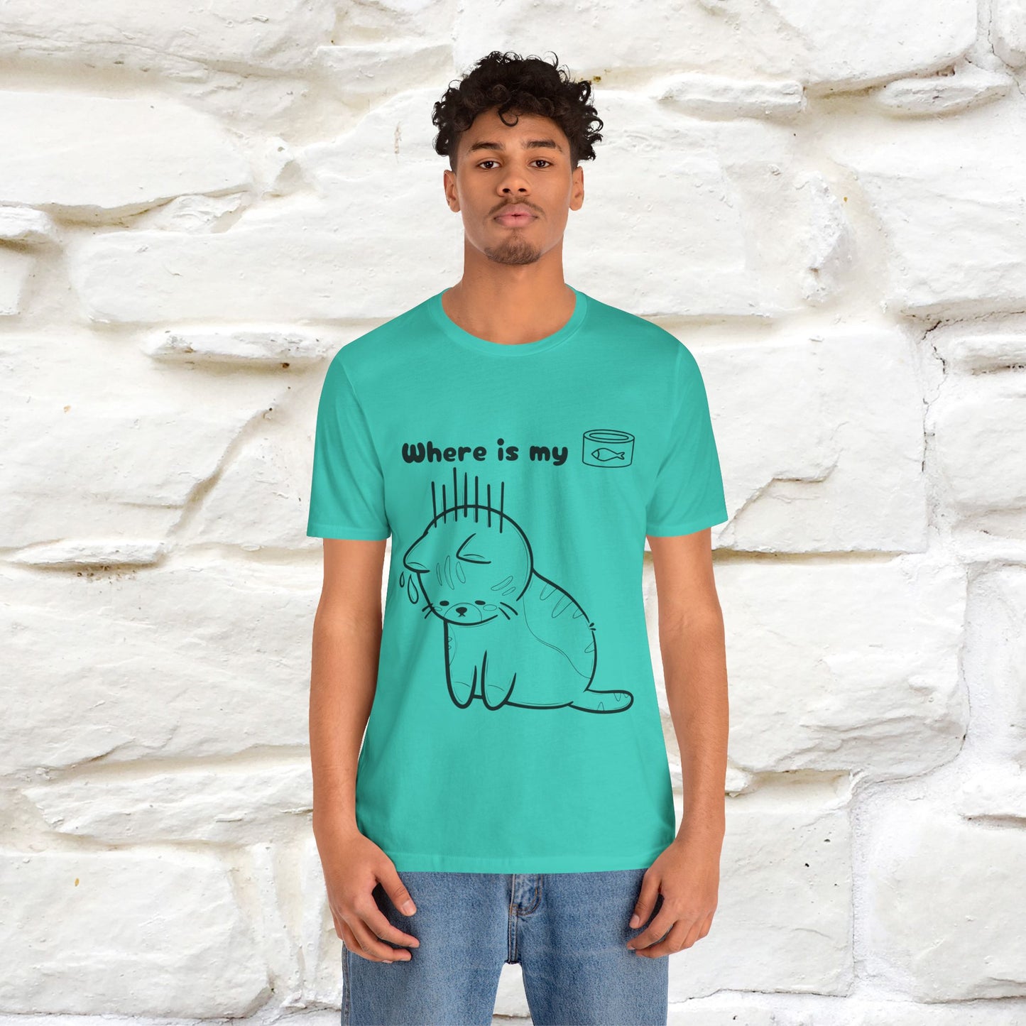"Where Is My Tuna?" Cat T-Shirt | Nunu&Miao Studio