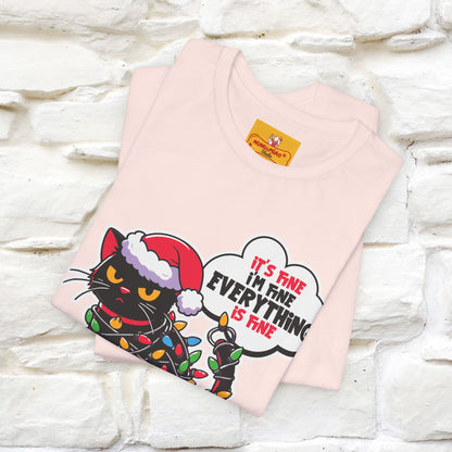 “Everything Is Fine..” | Cat T-Shirt | Nunu&Miao Studio