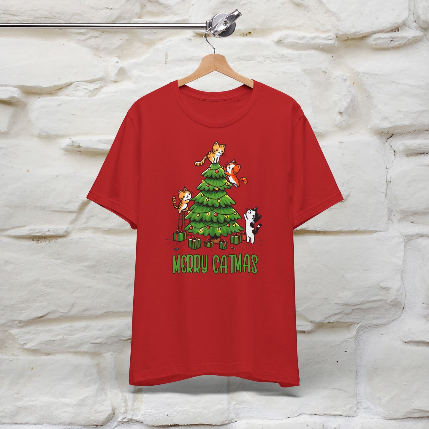 Merry Catmas | Cattitude Christmas Shirt for Men & Women | 100% Cotton*