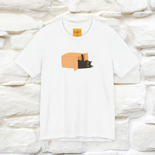 "Think Like There Is No Box" Cat T-Shirt| Front & Back Design | Nunu&Miao Studio