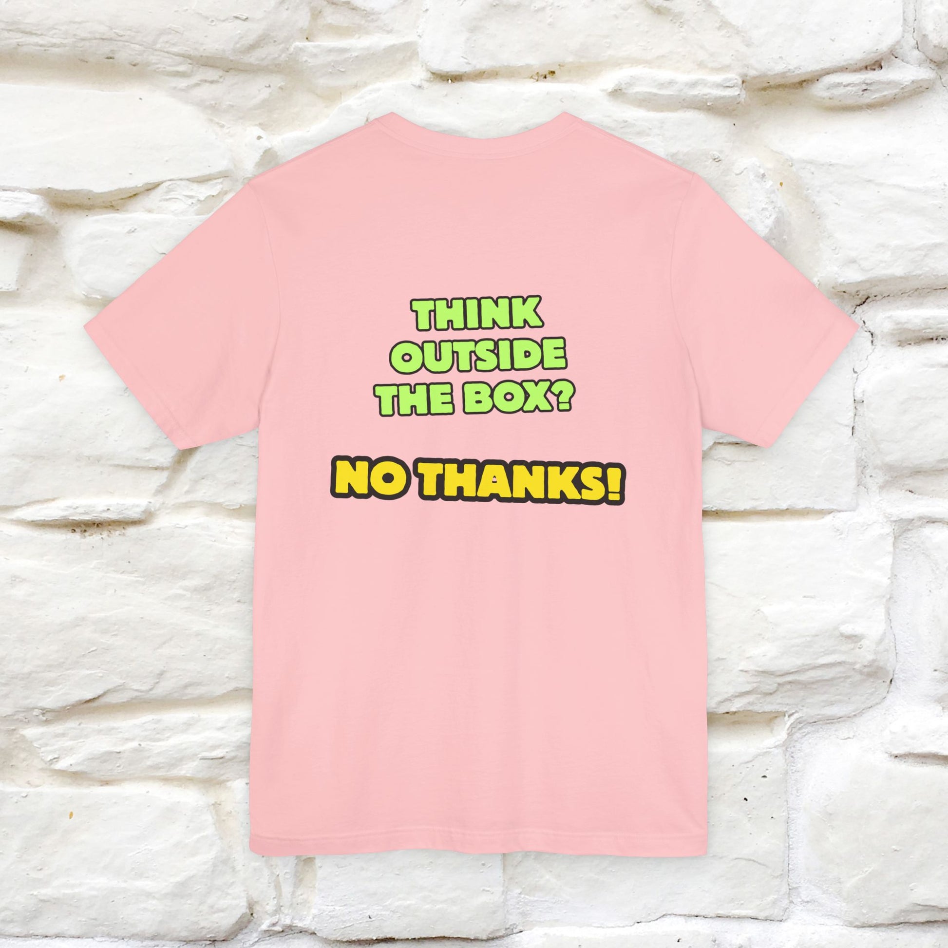 "Think outside the box? No thanks." Cat T-Shirt | Nunu&Miao Studio - Nunu&Miao Studio