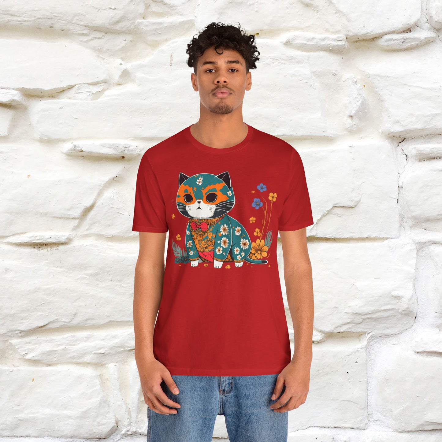 Zen Garden Cat: Japanese-Inspired T-Shirt for Men & Women | 100% Cotton*