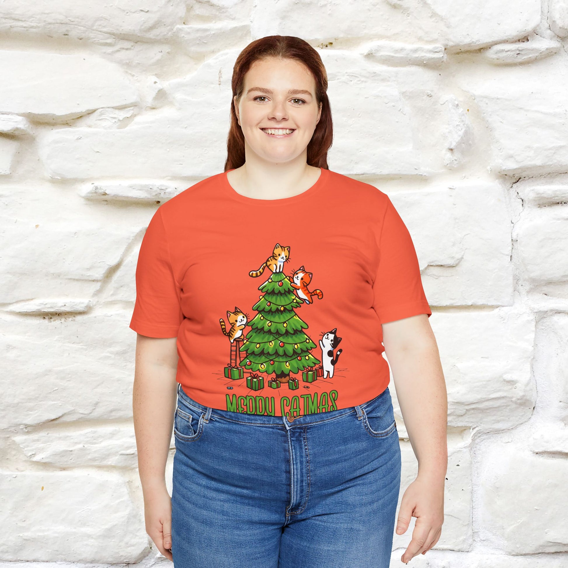 ''Merry Catmas'' | Cattitude Christmas Tee| Nunu&Miao Studio - Nunu&Miao Studio