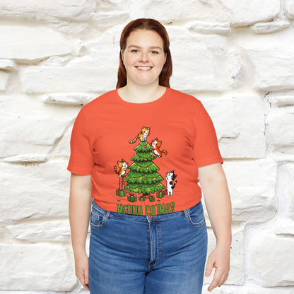 ''Merry Catmas'' | Cattitude Christmas Tee| Nunu&Miao Studio - Nunu&Miao Studio
