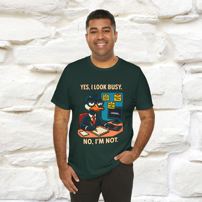 ''Yes, I Look Busy. No I'm Not.''|  Sarcastic Cat T-Shirt | Nunu&Miao Studio