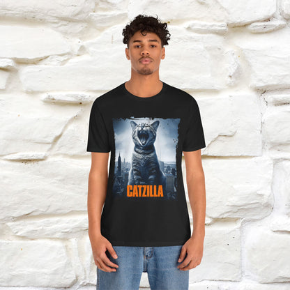 Catzilla T-Shirt | Fun Monster Cat Tee for Men & Women | 100% Cotton*