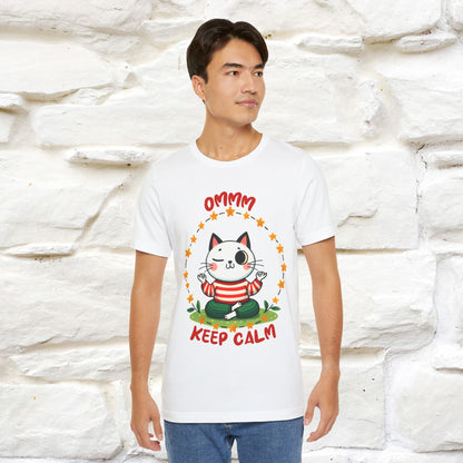 ''Ommm, Keep Calm'' Cat T-Shirt | Nunu&Miao Studio