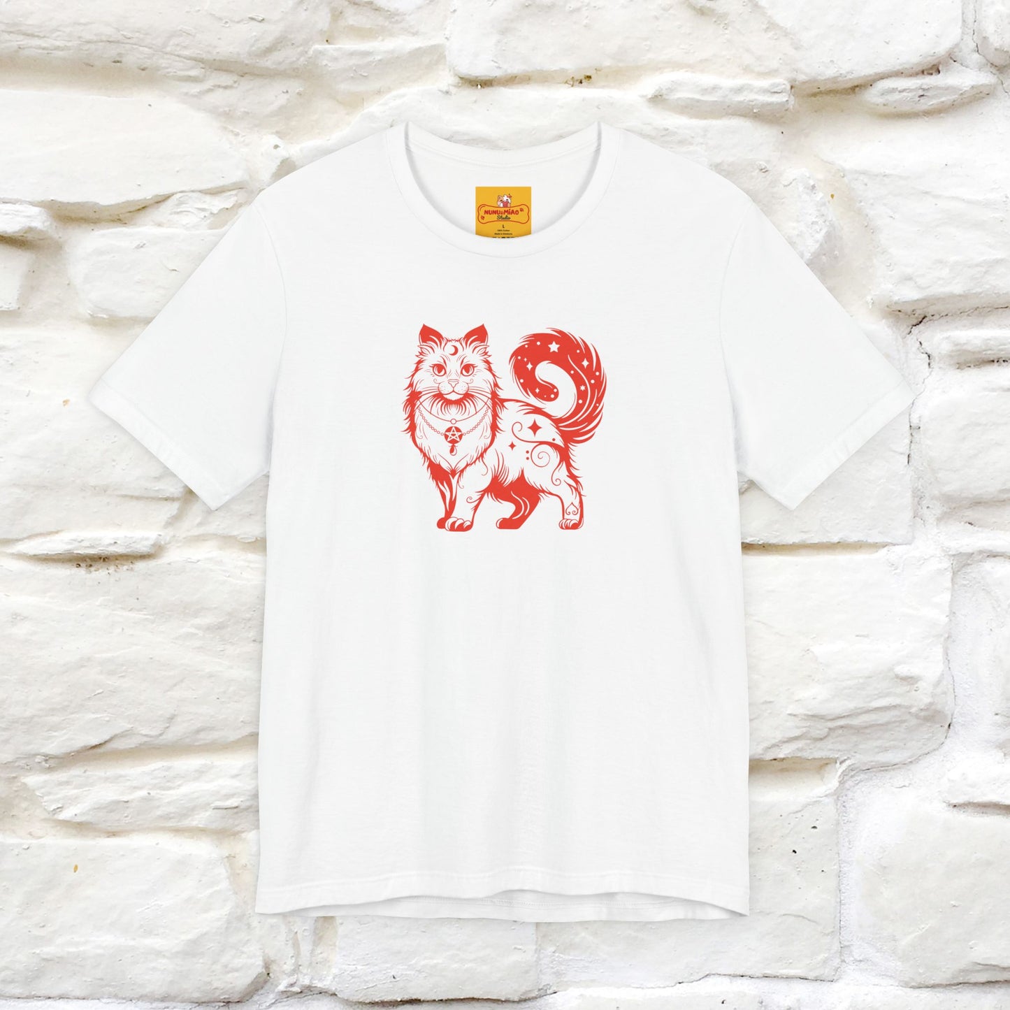 "The Third Eye'' Cat T-Shirt Front and Back Design | Nunu&Miao Studio