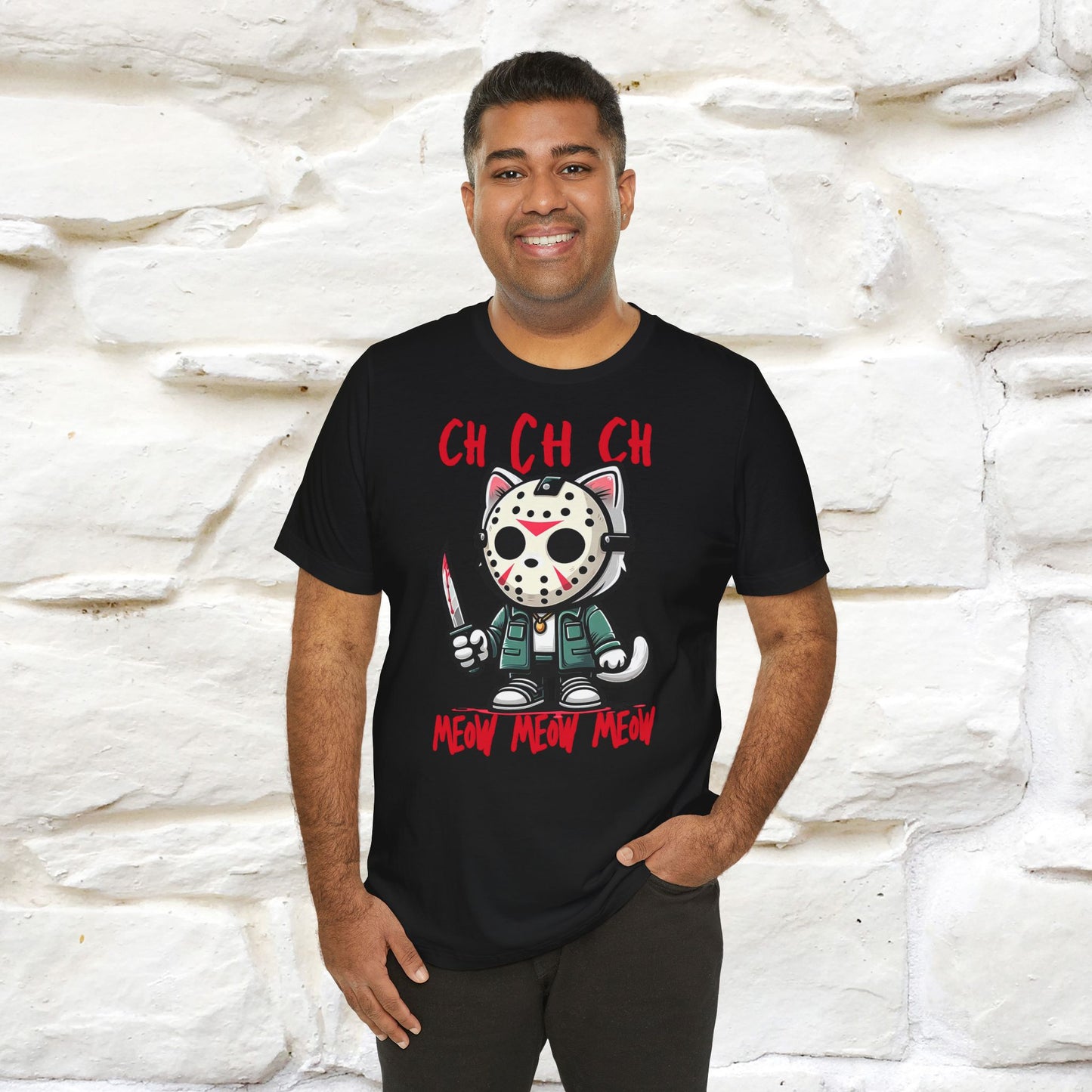 Paws N' Roses T-Shirt | Rock-Inspired Cat Lover Tee for Men & Women | 100% Cotton*