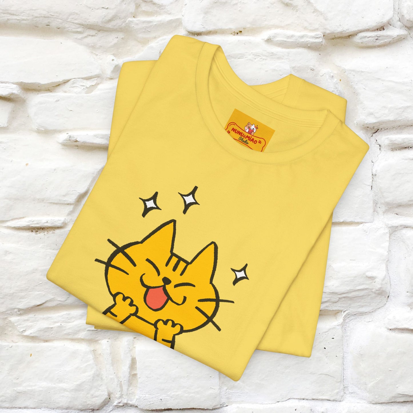 ""It's A Good Day" Cat T-Shirt| Front & Back Design | Nunu&Miao Studio