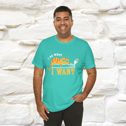 "I Do What I Want" Cat T-Shirt | Nunu & Miao Studio