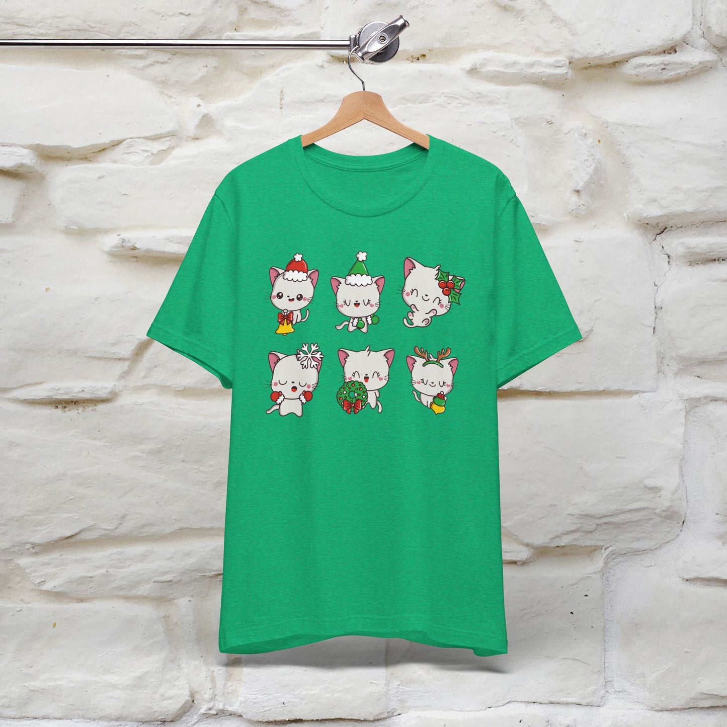 Christmas Cats T-Shirt | Festive Cat T-Shirt for Men & Women | 100% Cotton*