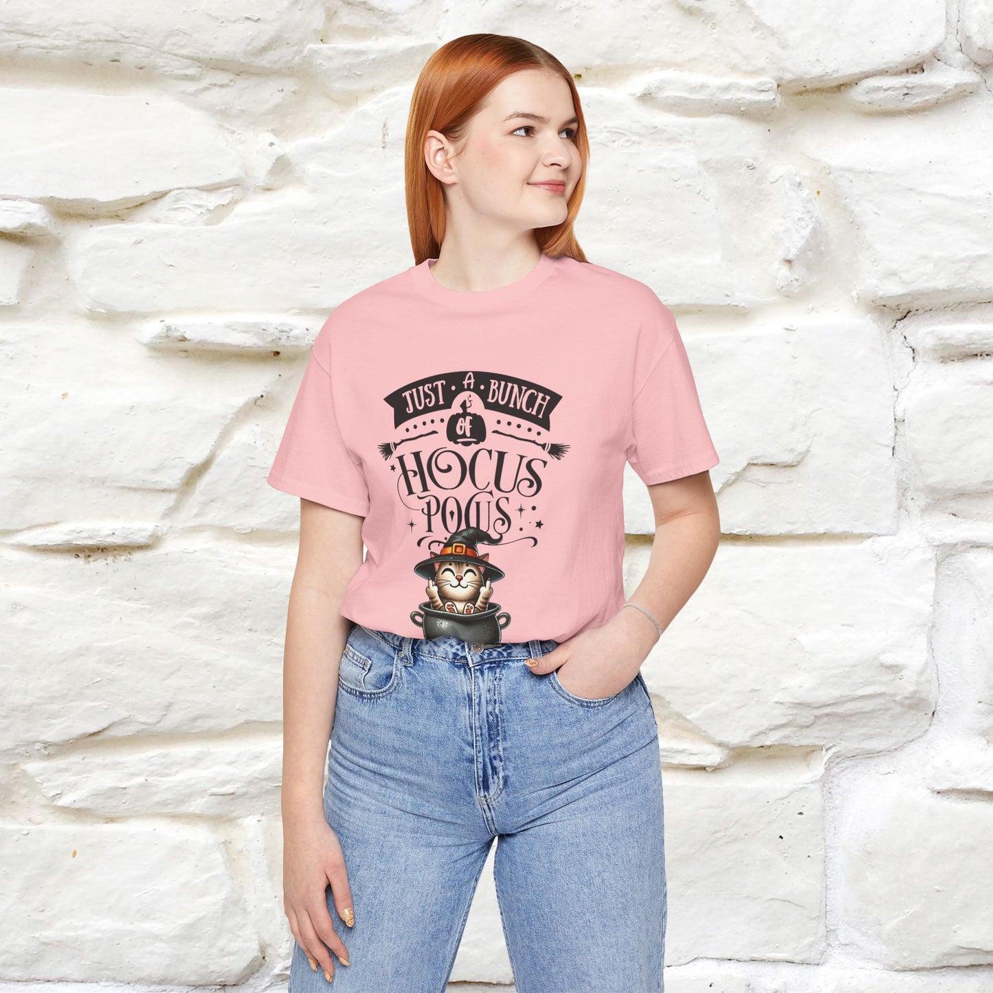 "Just A Bunch Of Hocus Pocus" Cat  T-shirt |Nunu&Miao Studio