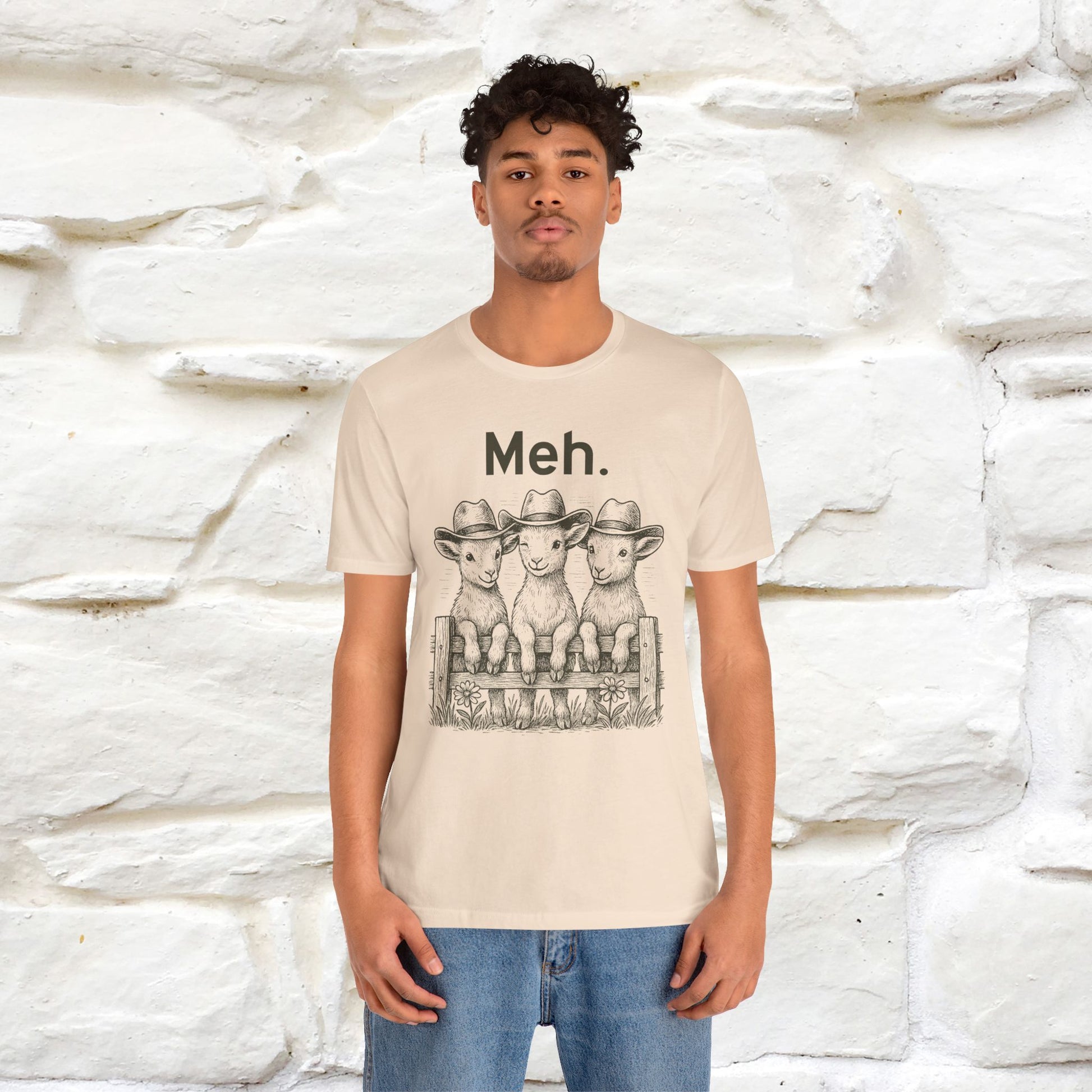 "Meh" Cute T-shirt |Nunu&Miao Studio - Nunu&Miao Studio