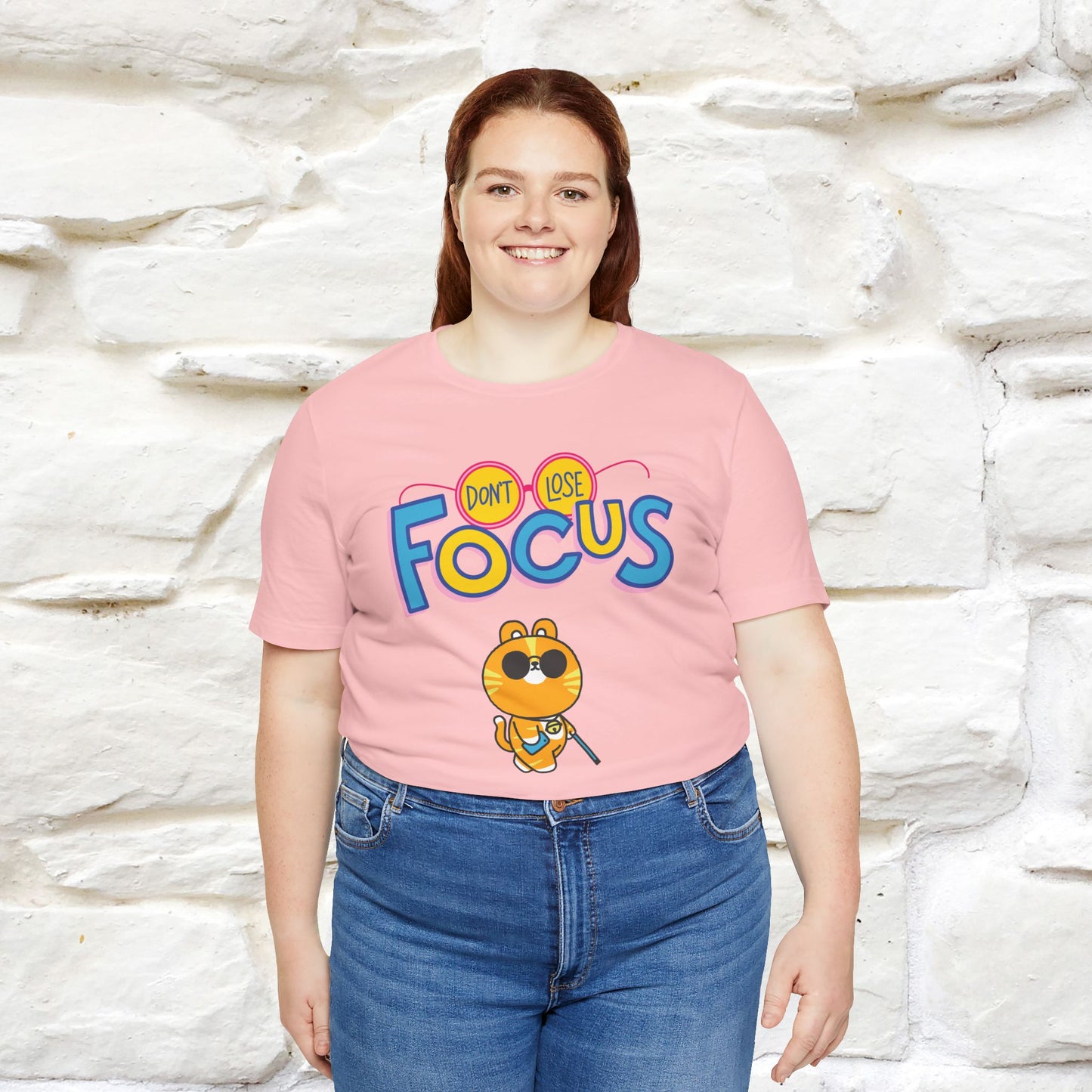 Don’t Lose Focus Cat T-Shirt for Men & Women | 100% Cotton* Motivational & Funny Tee