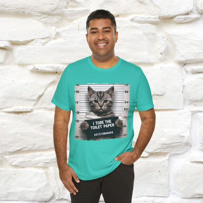 ''I Tore The Toilet Paper'' | Funny Cat T-Shirt | Nunu&Miao Studio