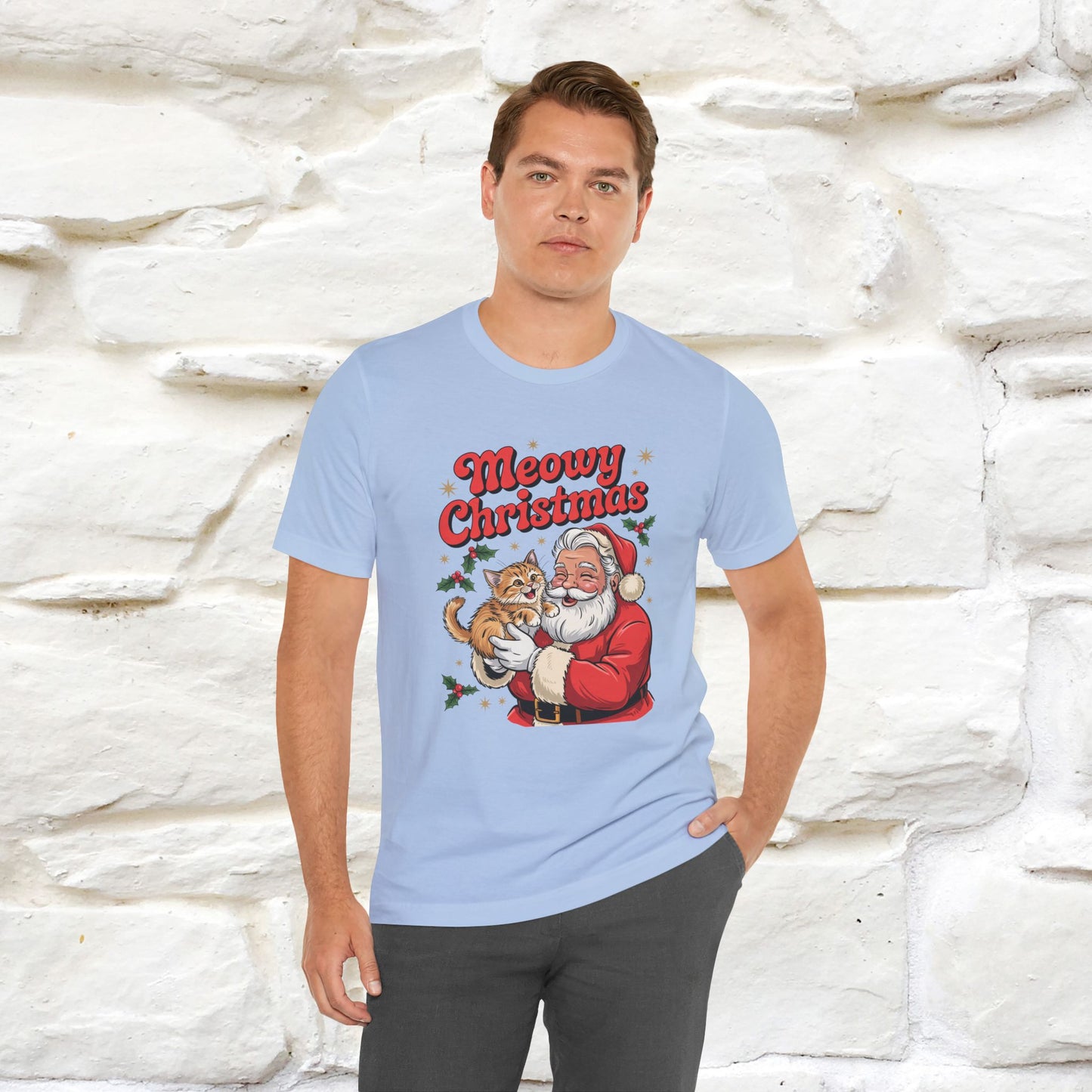 “Meowy Christmas” | Cat T-Shirt | Nunu&Miao Studio