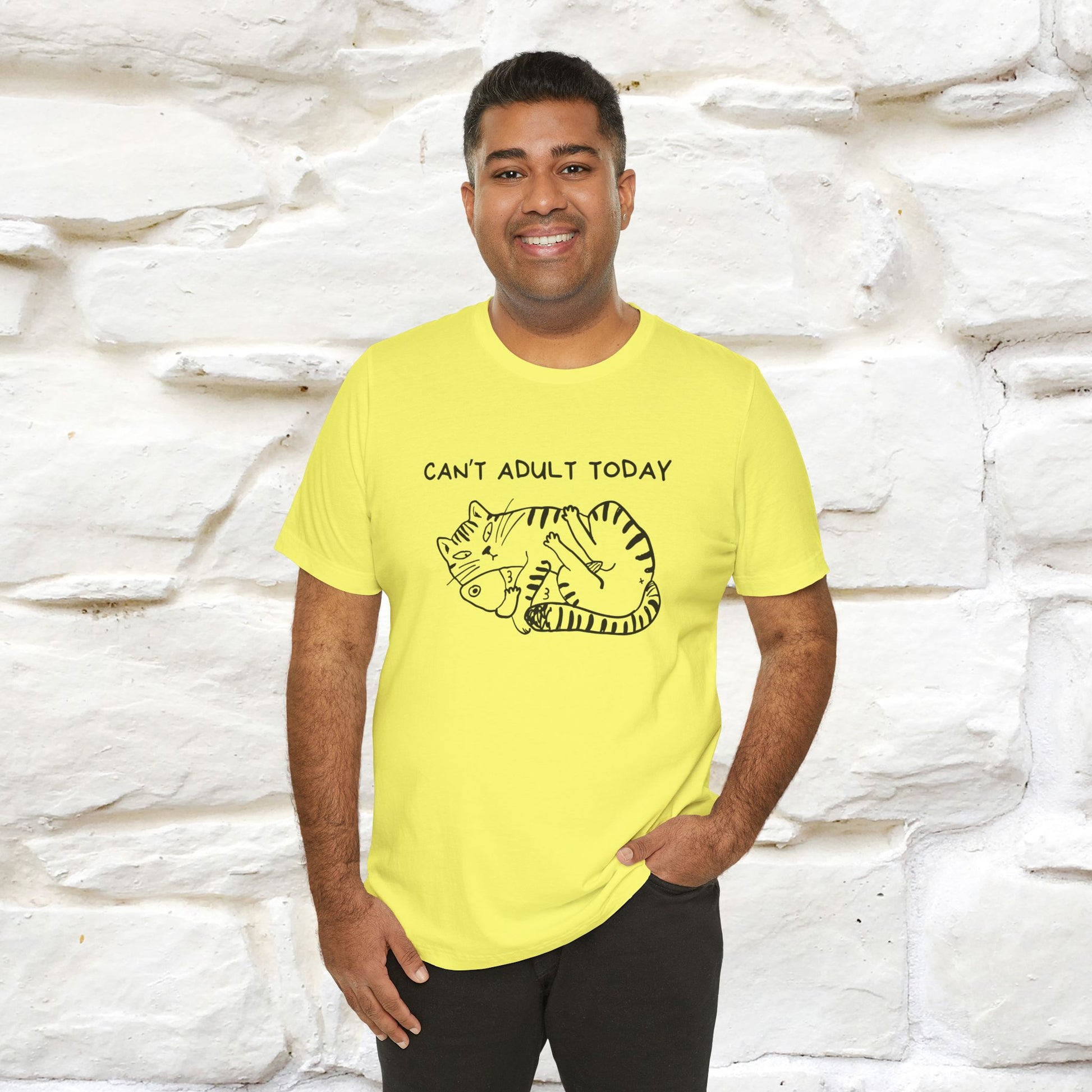 "Can't Adult Today" |Cat T-Shirt | Nunu&Miao Studio - Nunu&Miao Studio