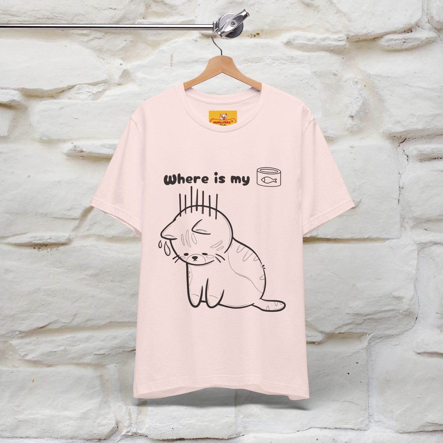 "Where Is My Tuna?" Cat T-Shirt | Nunu&Miao Studio - Nunu&Miao Studio