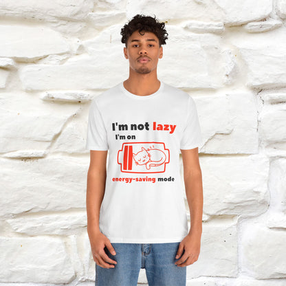 ''I am Not Lazy...'' Cat T-Shirt | Nunu&Miao Studio