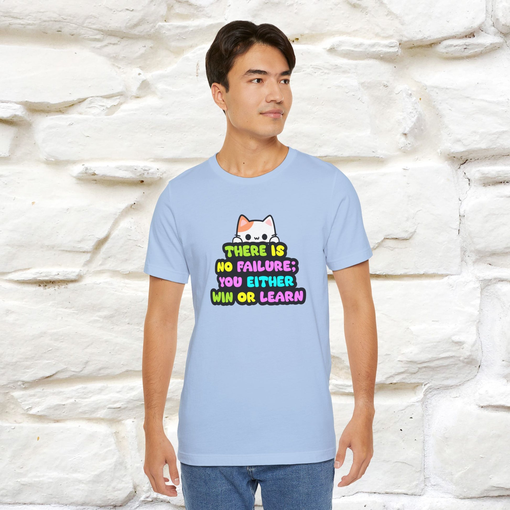 "There Is No Failure: You Either Win Or Learn" T-Shirt  | Nunu&Miao Studio - Nunu&Miao Studio
